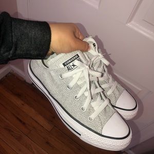 Light grey converse sneakers